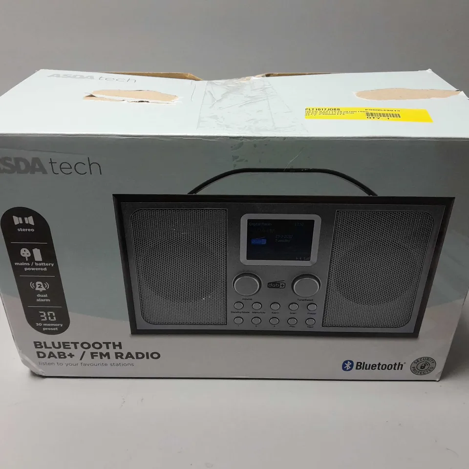 BOXED BLUETOOTH DAB+/FM RADIO