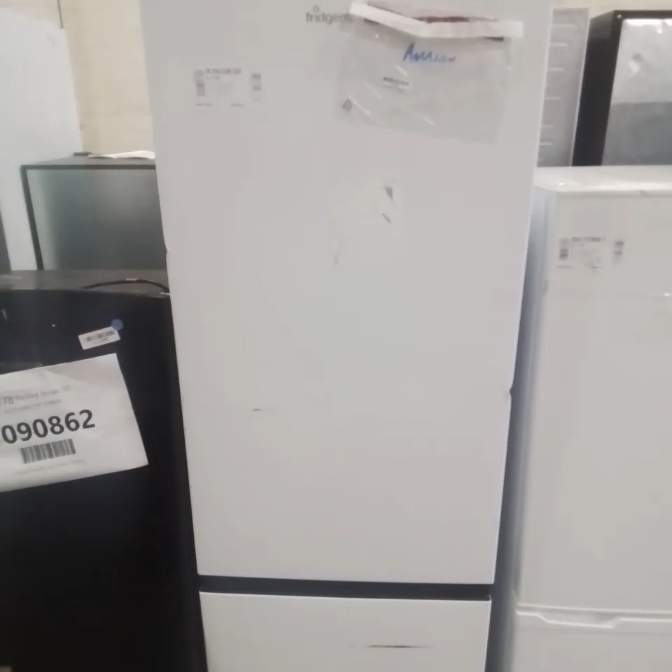 FRIDGEMASTER 50CM WIDE FREESTANDING FRIDGE FREEZER IN WHITE - UNPROCESSED RAW RETURN 