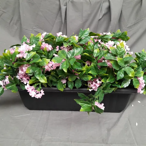 GARDEN REFLECTIONS FAUX CREPE MYRTLE PRE-LIT TRAILING WINDOW BOX