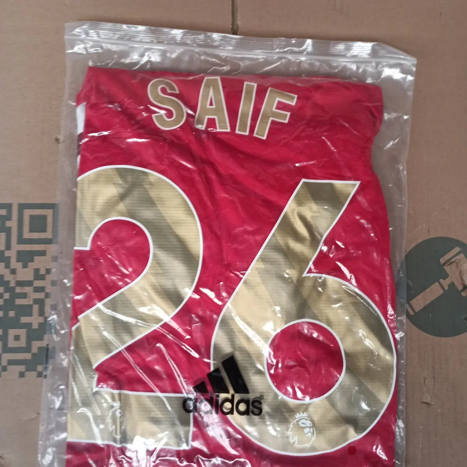 BAGGED ADIDAS ARSENAL HOME JERSEY SIZE MEDIUM