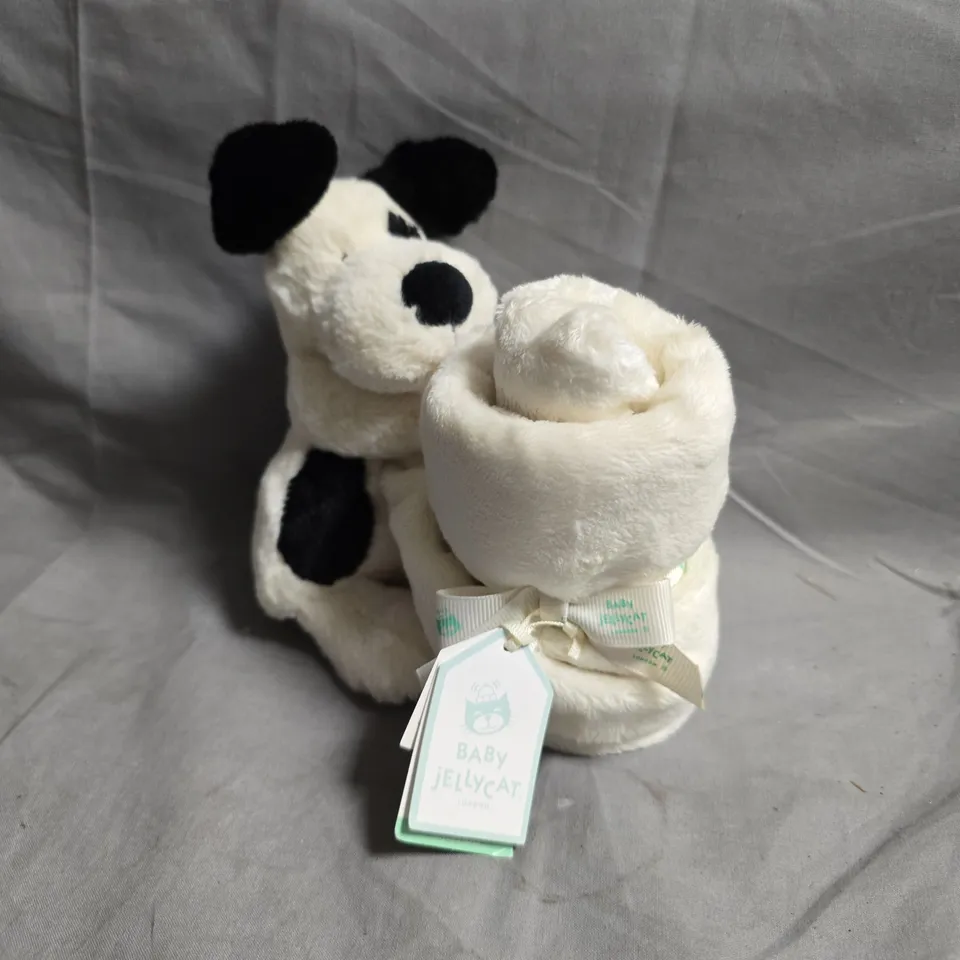 JELLYCAT BASHFUL BLACK & CREAM PUPPY – BABY JELLYCAT LONDON PLUSH TOY 