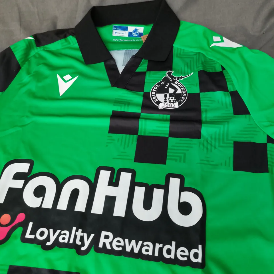 BRISTOL ROVER FC AWAY JERSEY - SIZE L