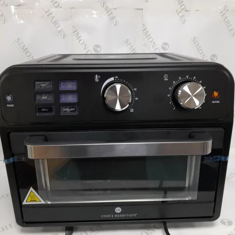 BOXED COOK'S ESSENTIAL 21-LITRE AIRFRYER OVEN IN BLACK
