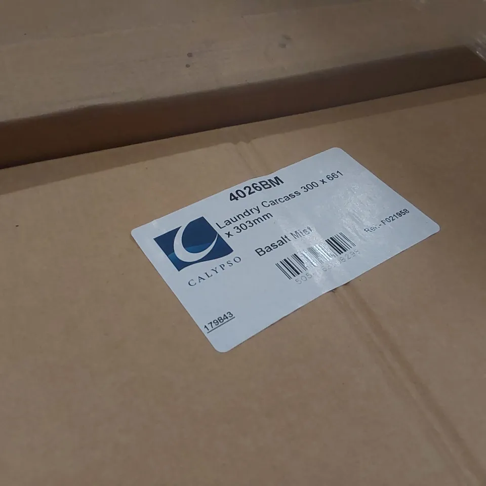 PALLET CONTAINING A LARGE QUANTITY OF ASSORTED BATHROOM FURNITURE PARTS INCLUDING: SAVENA SINGLE DRAWER VANITY BASES, CALYPSO 2 DRAWER CARCASS, CALYPSO LAUNDRY CARCASS ECT