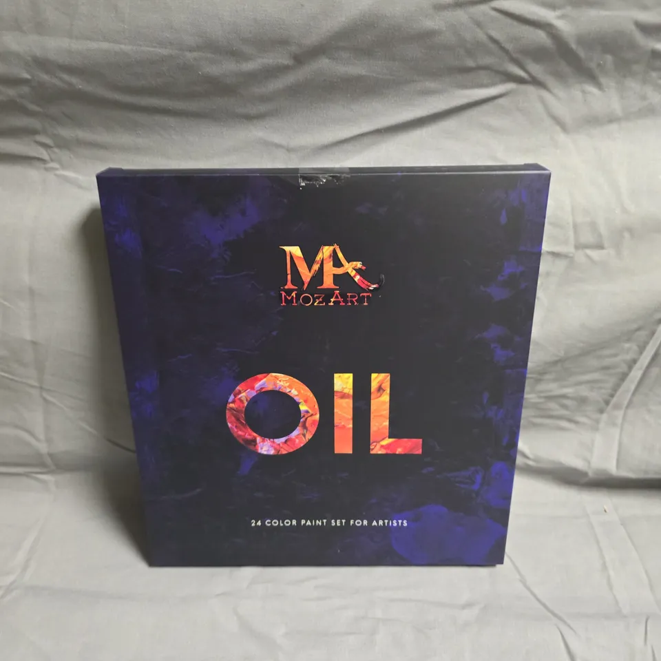APPROXIMATELY 6 MOZART OIL PAINT SET – 24 COLOR TUBES FOR ARTISTS