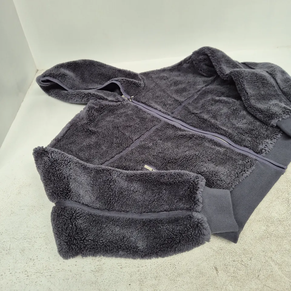 ADANOLA HOODED YOKE SEAM FLEECE – MIDNIGHT BLUE (M)