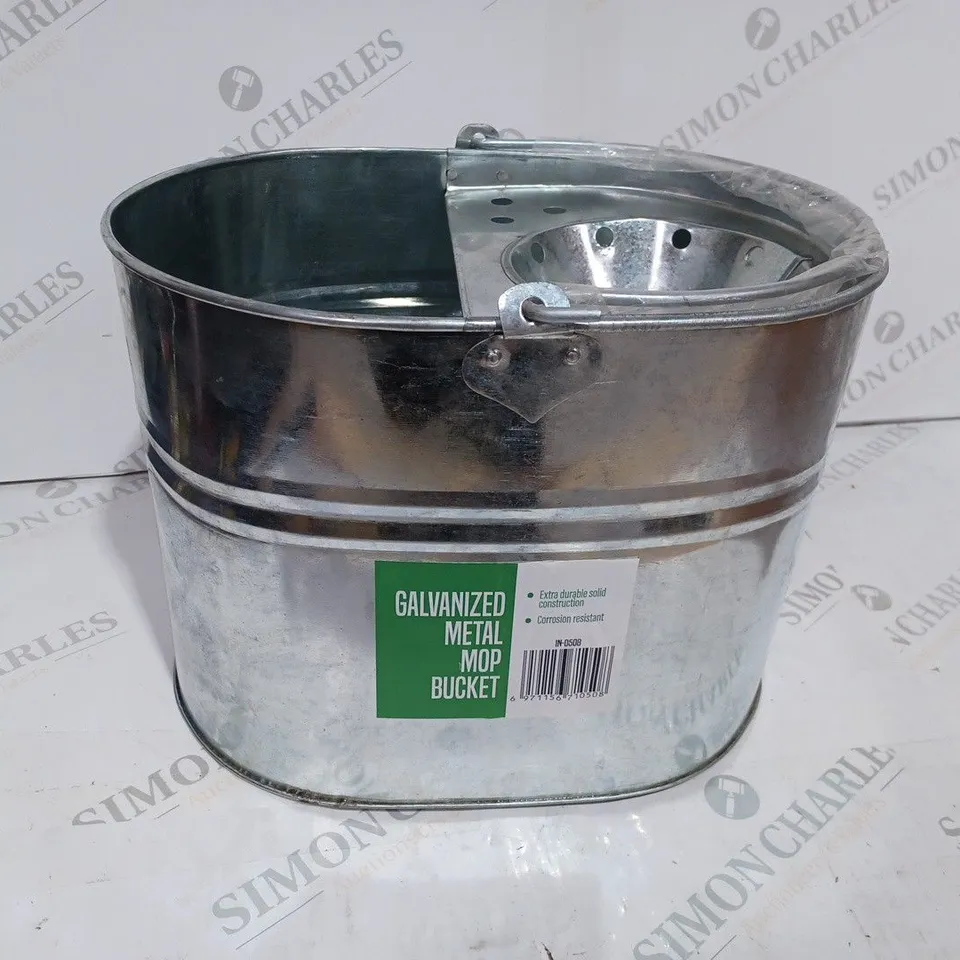 GALVANIZED METAL MOP BUCKET