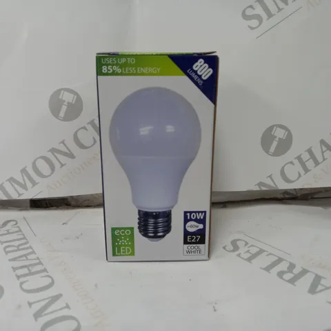 10 BOXED SEARCHLIGHT 10W E27 LED LIGHT BULBS COOL WHITE