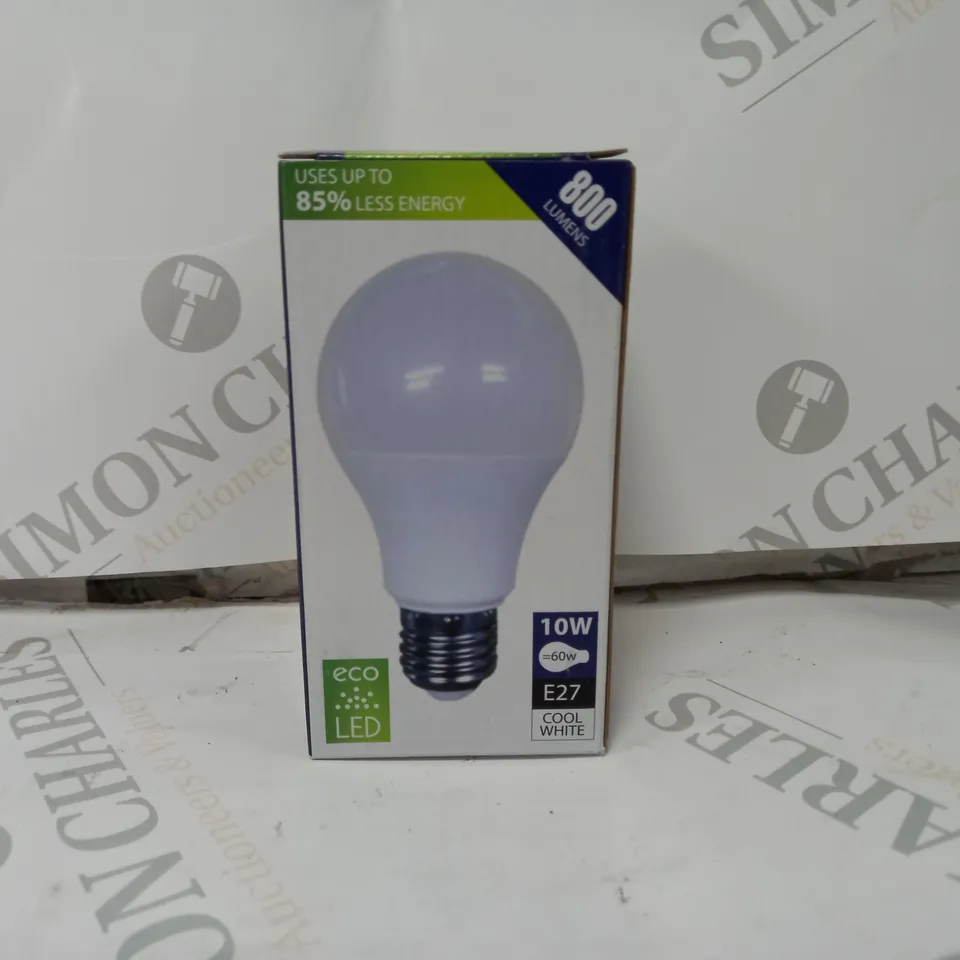 10 BOXED SEARCHLIGHT 10W E27 LED LIGHT BULBS COOL WHITE 