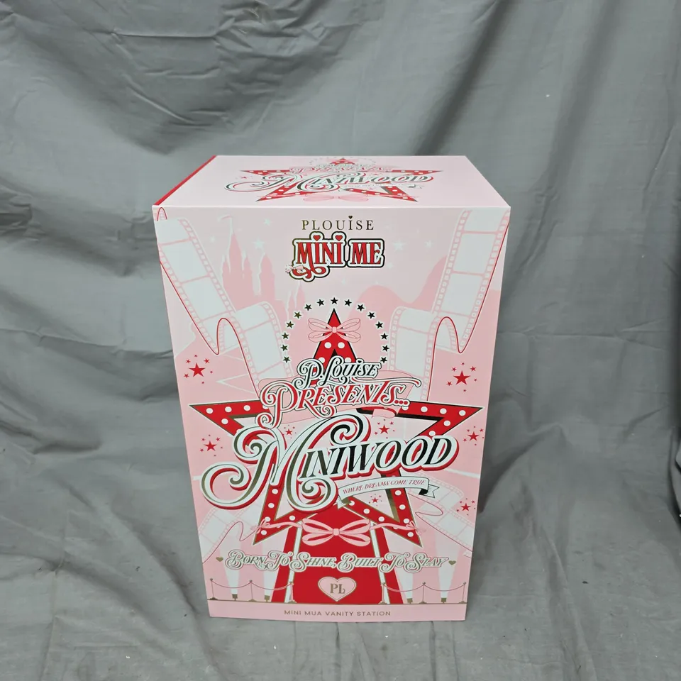 PLOUISE MINI ME VANITY STATION – PINK  MAKEUP SET WITH DRAWERS