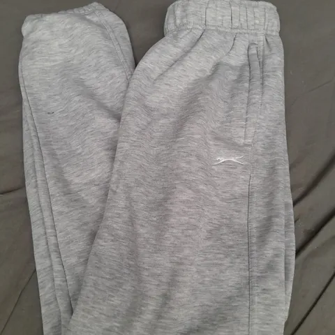 SLAZENGER SIAZ FLEECE PANTS IN GREY MARL - MEDIUM