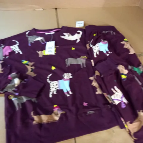 NEXT DOG THEMED FLECE PJ SET - S