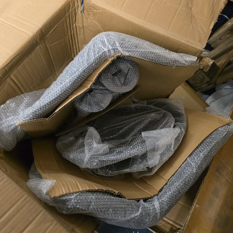 HEIGHT-ADJUSTABLE BAR STOOL WITH QUILTED BACKREST AND CHROME PEDESTAL BASE - SET OF 2