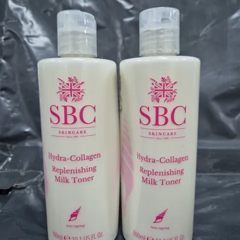 SBC SKINCARE HYDRA-COLLAGEN REPLENISHING MILK TONER DUO SET (300ML BOTTLES)