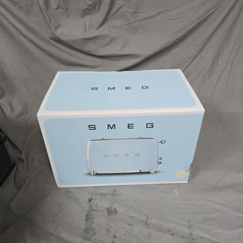 SMEG TOASTER – LIGHT BLUE, 2-SLICE (BOXED)