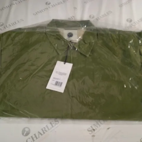 BAGGED PRETTYGREEN ARDWICK JACKET IN GREEN - L