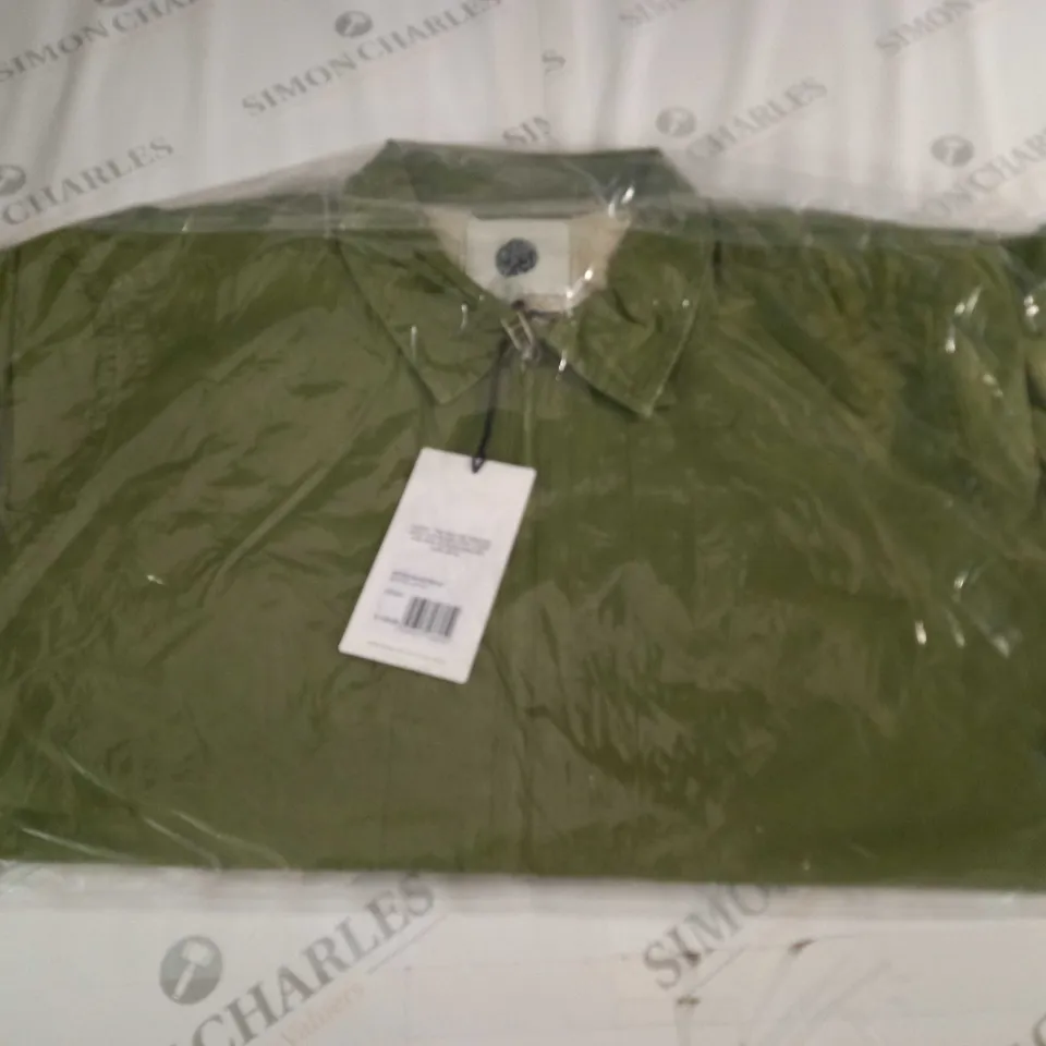 BAGGED PRETTYGREEN ARDWICK JACKET IN GREEN - L