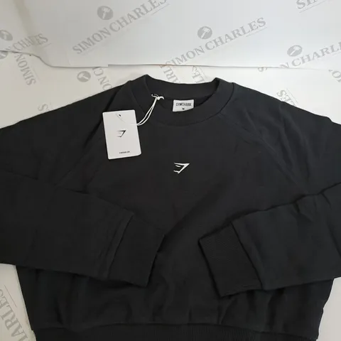 GYMSHARK TRAINING CROP SWEATER SIZE M