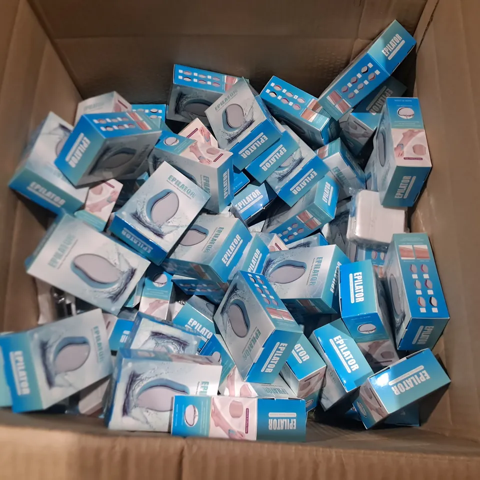 LOT OF APPROXIMATELY 40 BOXED AS NEW HAIR REMOVAL EPILATORS