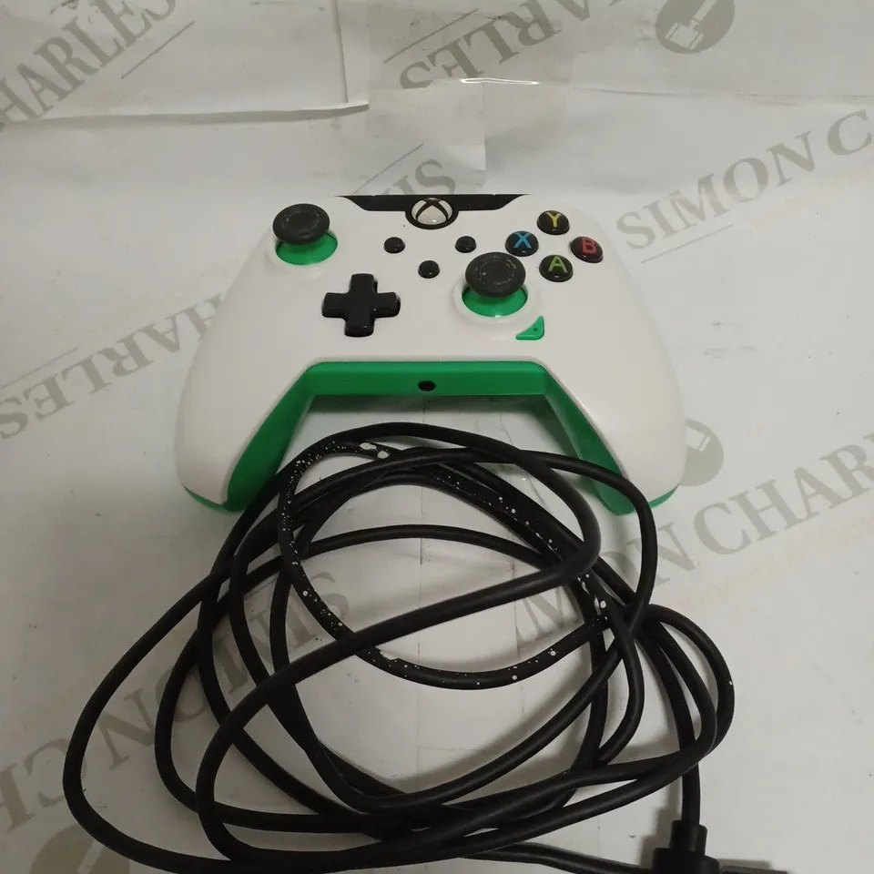 PDP NEON WHITE XBOX WIRED CONTROLLER
