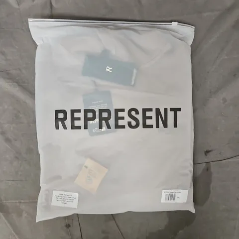 BAGGED REPRESENT OWNERS CLUB HOODIE IN MUSHROOM SIZE MEDIUM
