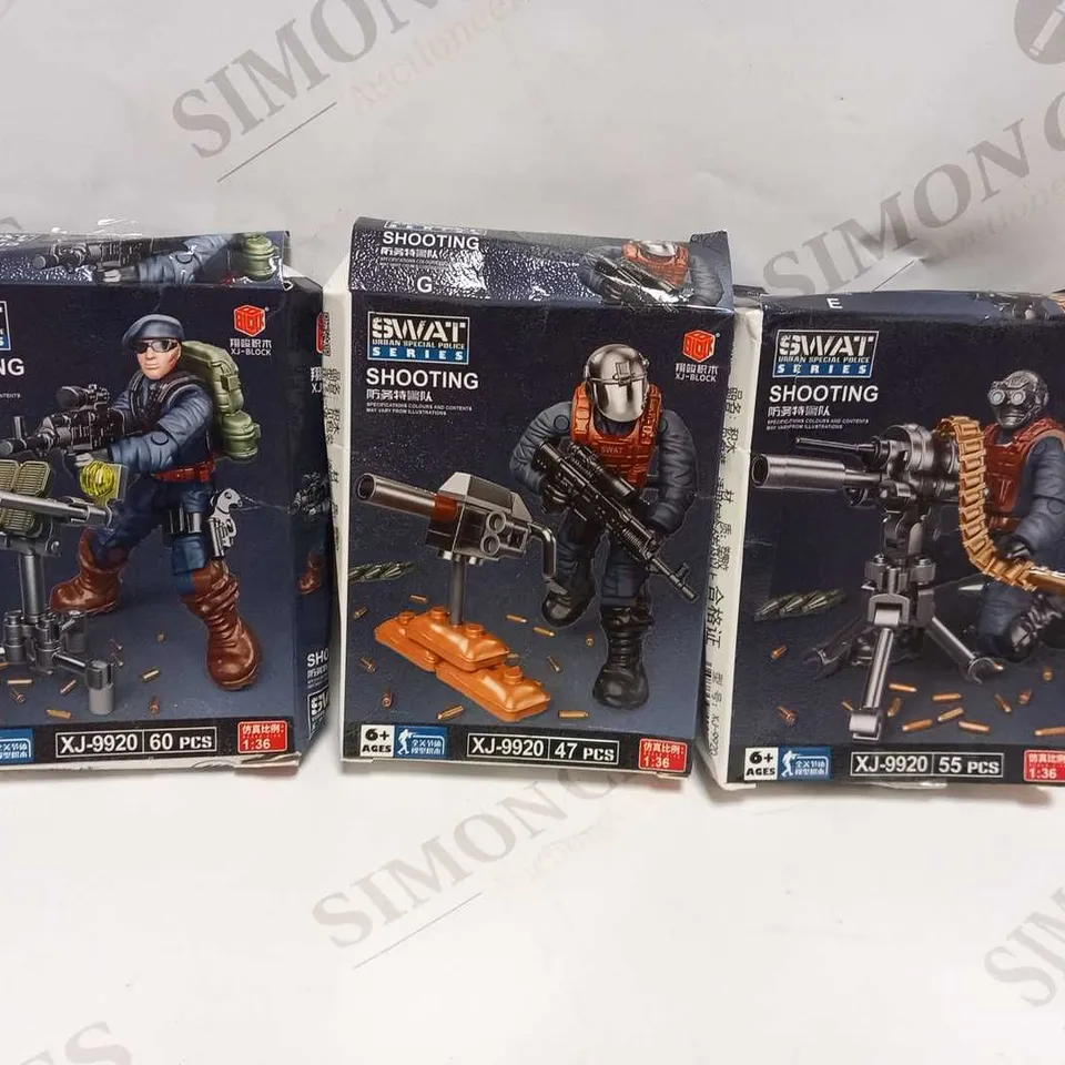 3 ASSORTED SWAT URBAN SPECIAL POLICE SERIES SHOOTING