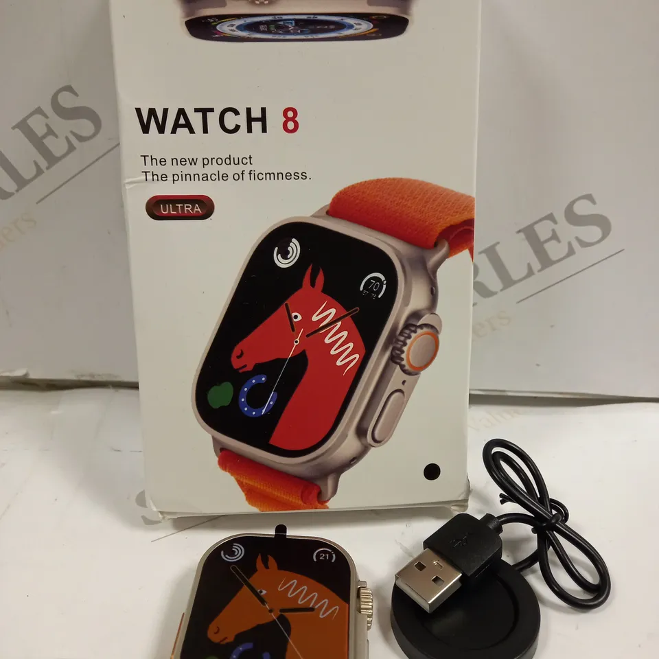 WATCH8 ULTRA HEART MONITORING SMART WATCH 