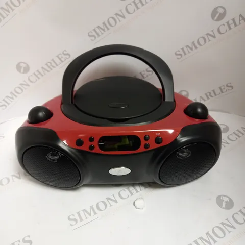 BOXED ASDATECH BLUETOOTH CD & FM RADIO BOOMBOX