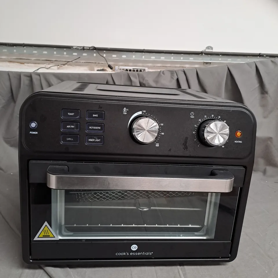 COOK'S ESSENTIAL 21-LITRE AIRFRYER OVEN IN BLACK