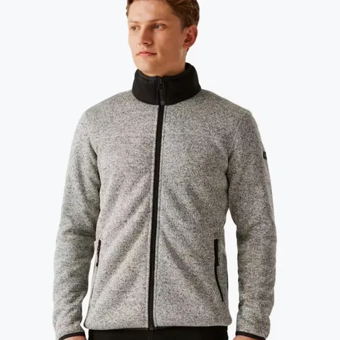 BRAND NEW REGATTA MEN'S REGATTA MENS BRANLEIGH FULL ZIP FLEECE JACKET FULL ZIP FLEECE MOONSTRUCK SIZE L