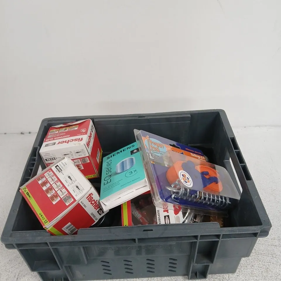 TOTE OF APPROXIMATELY 10 ASSORTED ITEMS INCLUDING A WASHABLE HAIR STICKING MACHINE, SIEMENS EQ SERIES 2 IN 1 DESCALING TABLETS AND ROLSON DIAMOND SHAPE LOG SPLITTER