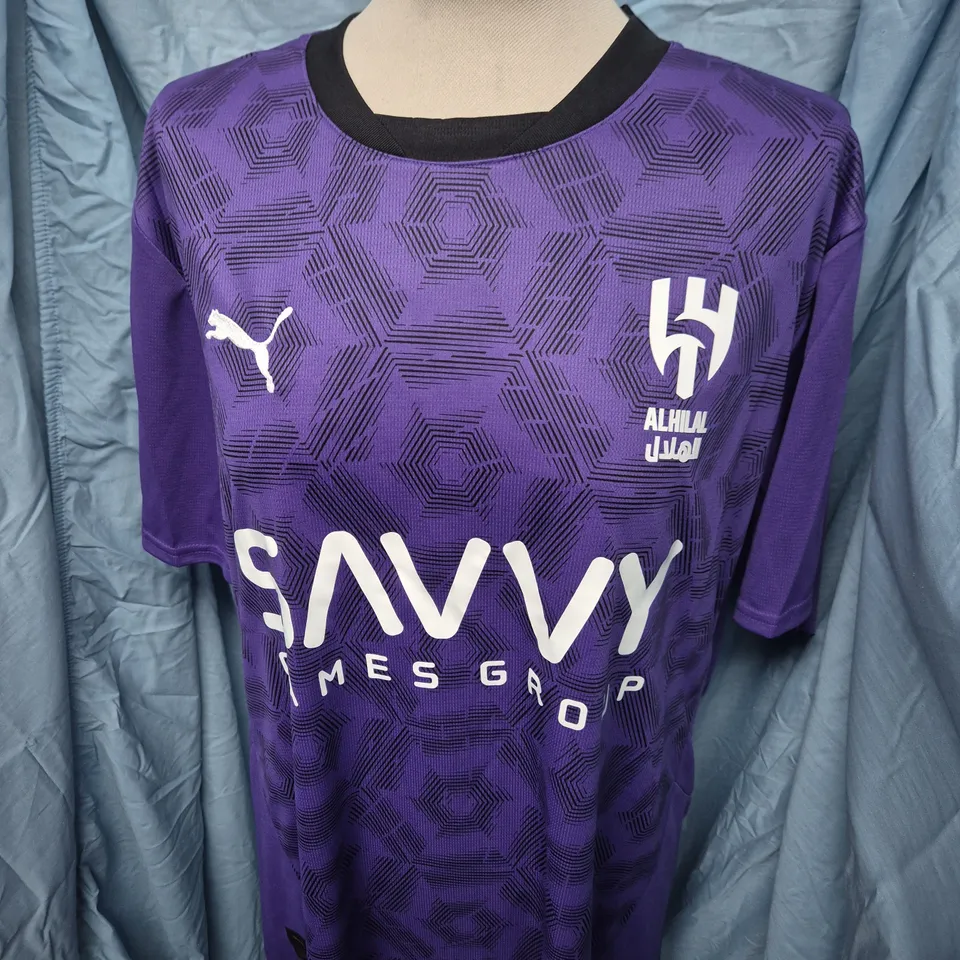 PUMA AL HILAL FOOTBALL JERSEY – SIZE XL