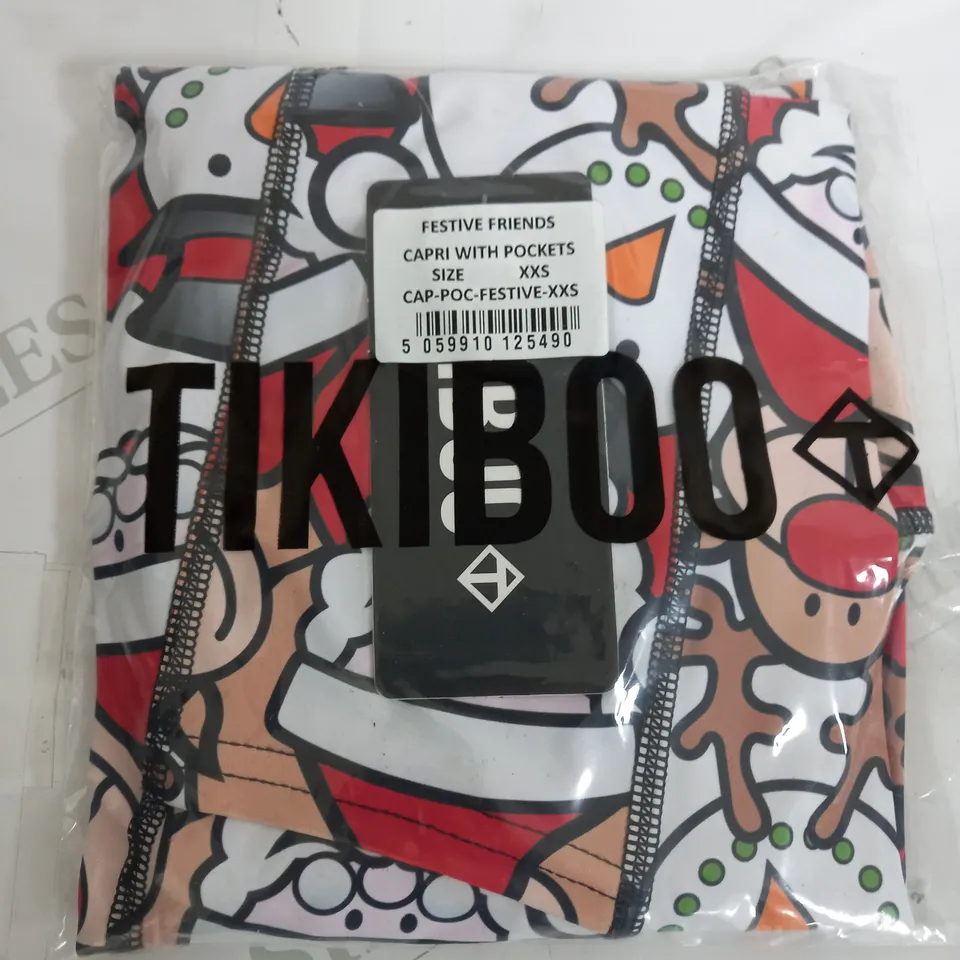 TIKIBOO FESTIVE FRIENDS CAPRI WITH POCKETS - SIZE XXS