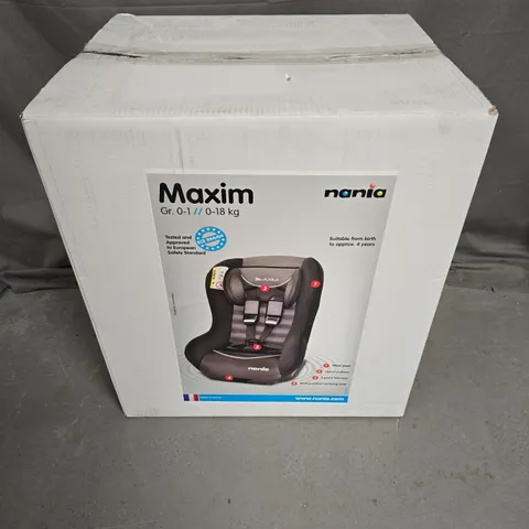 BOXED MAXIM NANIA GR. 0-1 / 0-18KG - COLLECTION ONLY