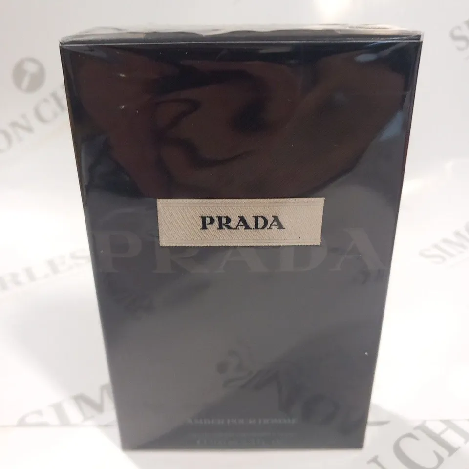 BOXED AND SEALED PRADA AMBER POUR HOMME EAU DE TOILETTE 100ML