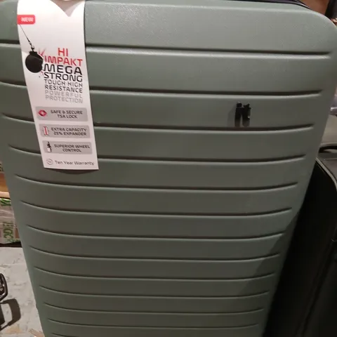 IT HARD-SHELL GREY 4-WHEEL TRAVEL SUITCASE