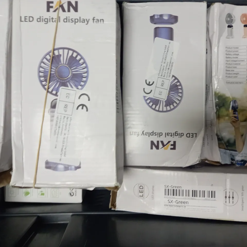 APPROXIMATELY 10 ASSORTED HOUSEHOLD ITEMS TO INCLUDE FAN, WIRELESS MOUSE, ETC