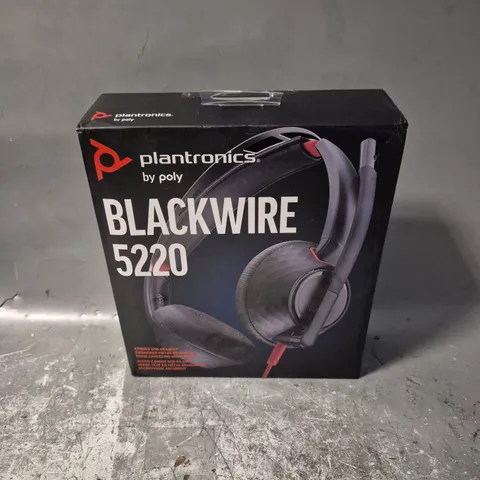BOXED PLANTRONICS BLACKWIRE 5220 CORDED USB HEADSET 