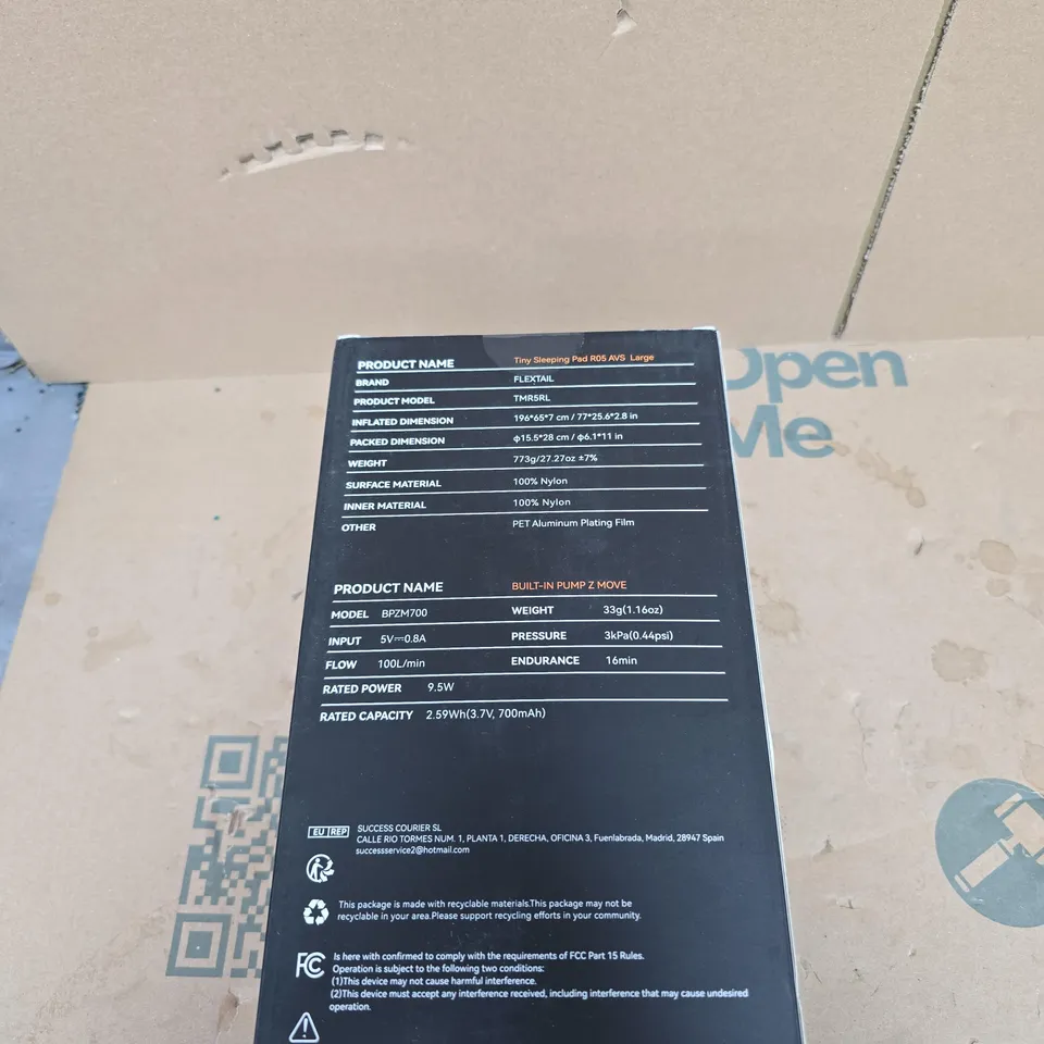 TINY SLEEPING PAD R05 AVS LARGE BOXED