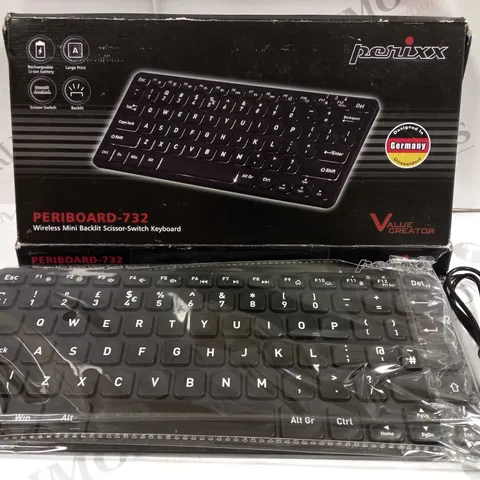 BOXED PERIXX PERIBOARD-732 WIRELESS MINI KEYBOARD