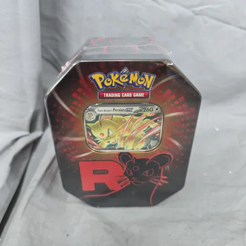 SEALED POKÉMON TRADING CARD GAME TEAM ROCKET TIN – PERSIAN EX