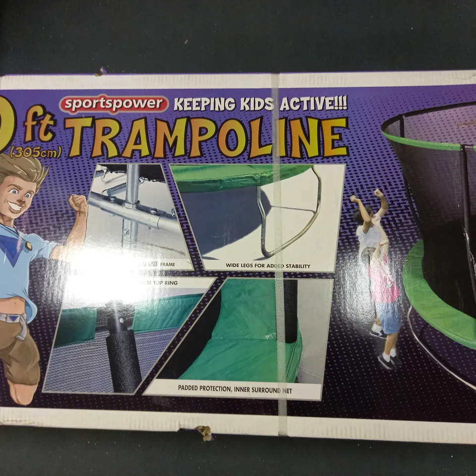 SPORTSPOWER 10FT TRAMPOLINE - COLLECTION ONLY 