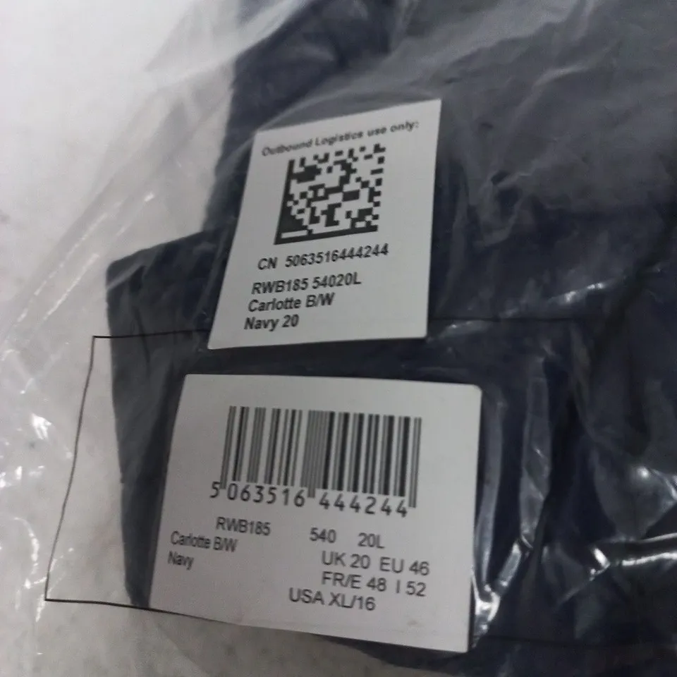 REGATTA GREAT OUTDOORS NAVY SHOWERPROOF JACKET – UK 20