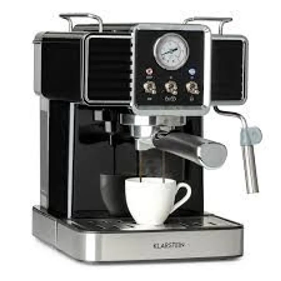 BOXED KLARSTEIN GUSTO CLASSICO ESPRESSO MAKER 