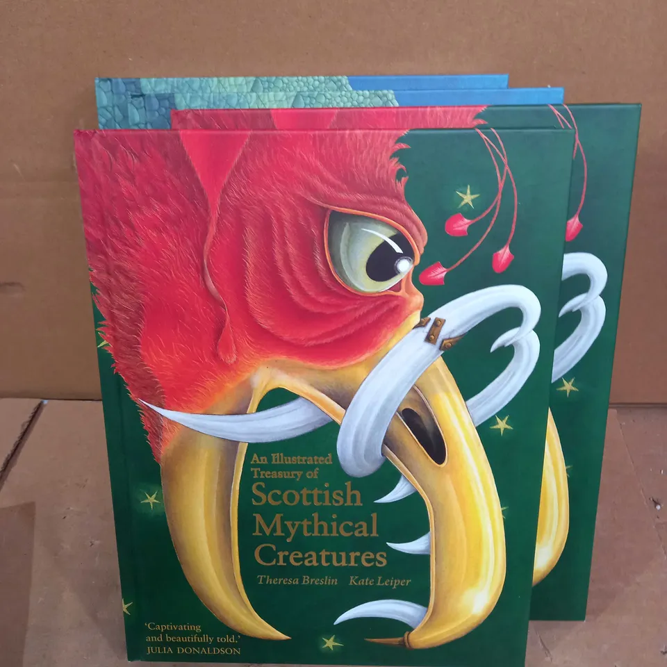 AN ILLUSTRATED TREASURY OF SCOTTISH MYTHICAL CREATURES & FOLK AND FAIRY TALES x2