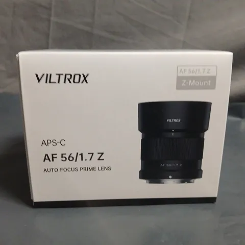 SEALED VILTROX APS-C 56MM F/1.7 Z-MOUNT AUTOFOCUS PRIME LENS (NIKON Z)