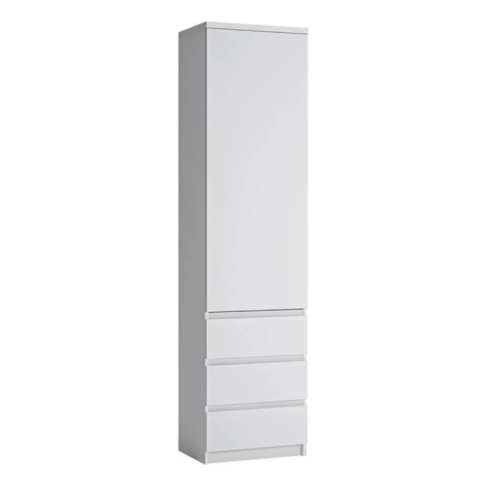 BOXED FRIBO TALL CUPBOARD - ALPINE WHITE (2 BOXES)