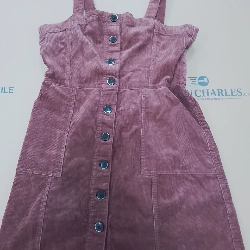 DENIM & CO BROWN CORD DRESS - UK 14