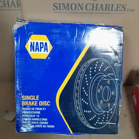NAPA SINGLE BRAKE DISC NBD5501 / COLLECTION ONLY