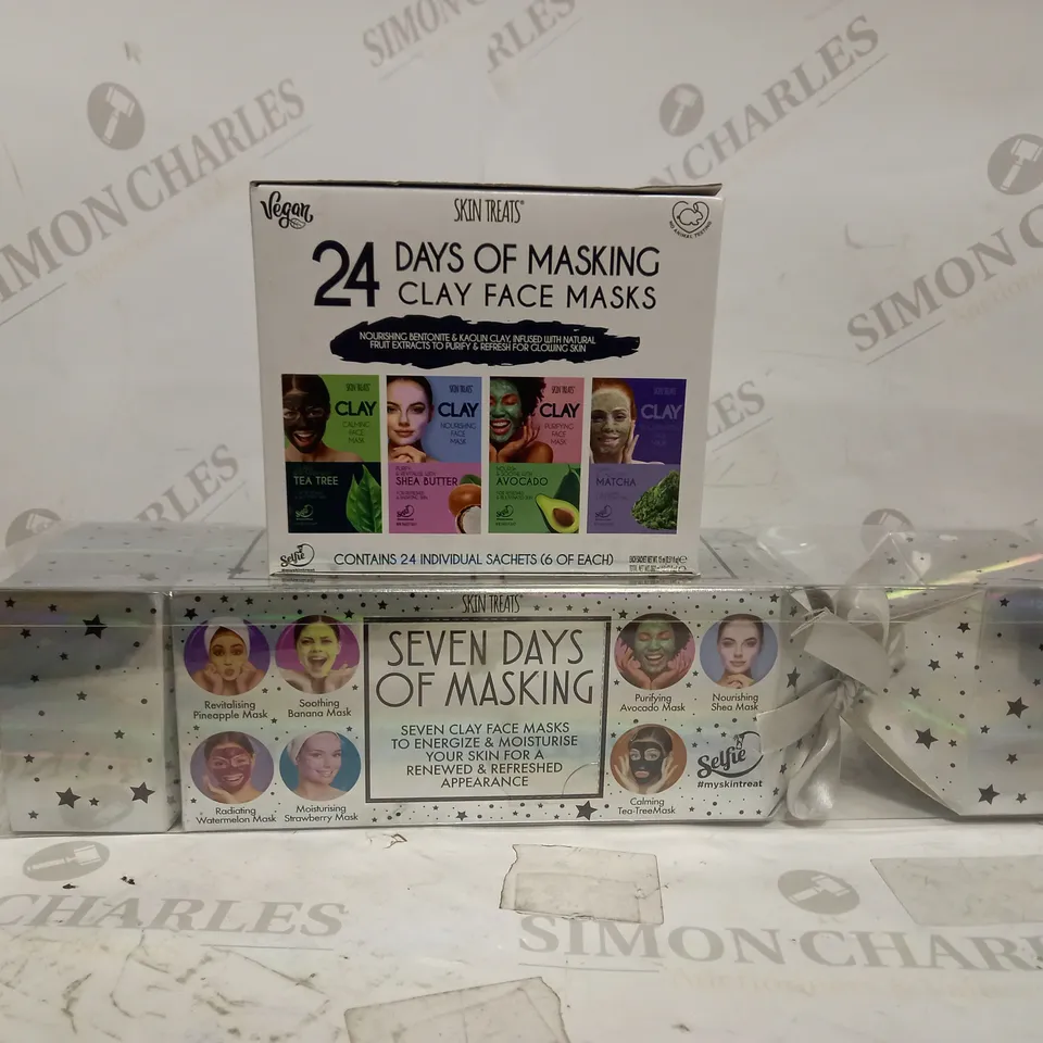 LOT OF APPROX 31 SKIN TREATS CLAY FACE MASKS